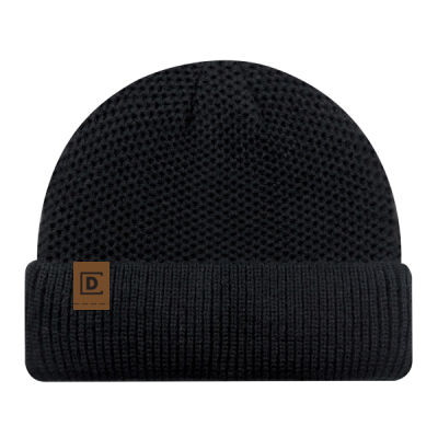 Mesh / Rib Kit Cuff Toque with Tag Thumbnail